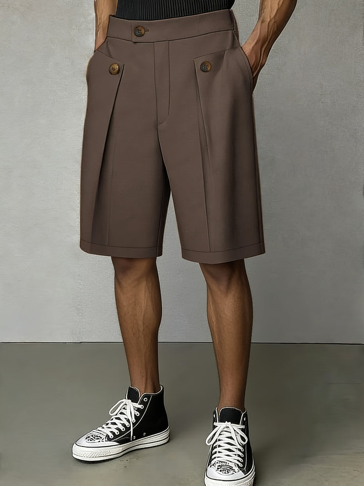 Barnaby | Tailored Pleated Shorts