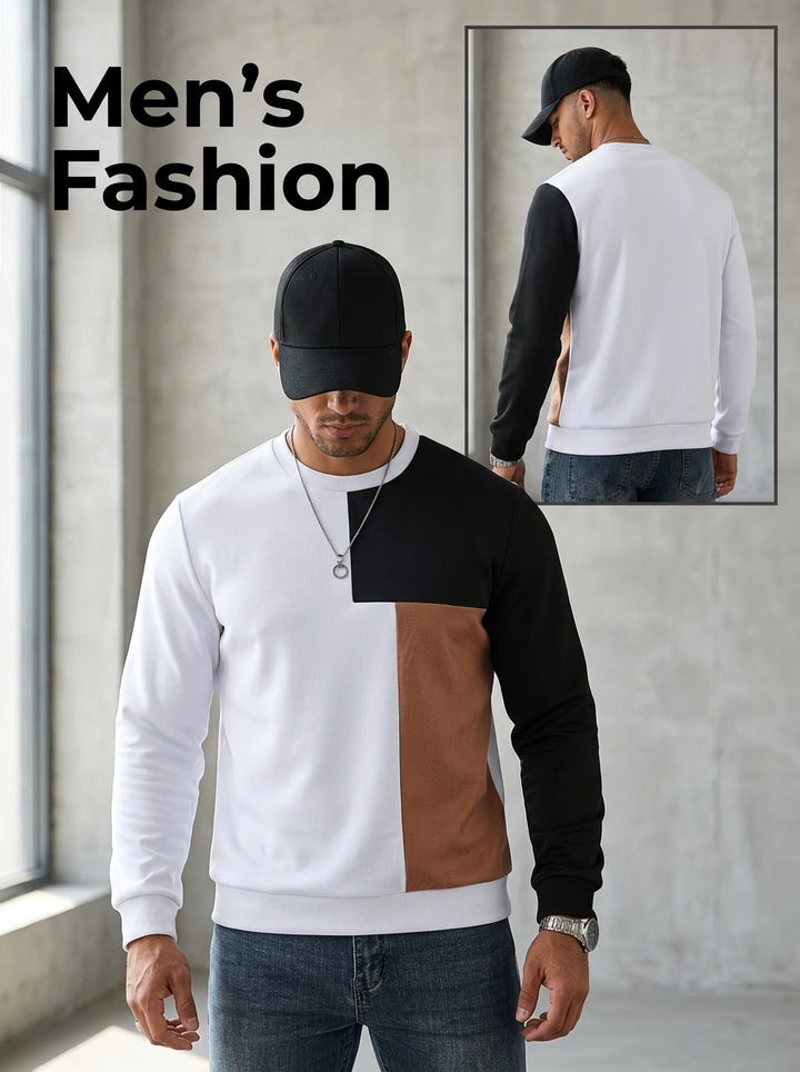 Oliver | Colour-Block Pullover Sweatshirt