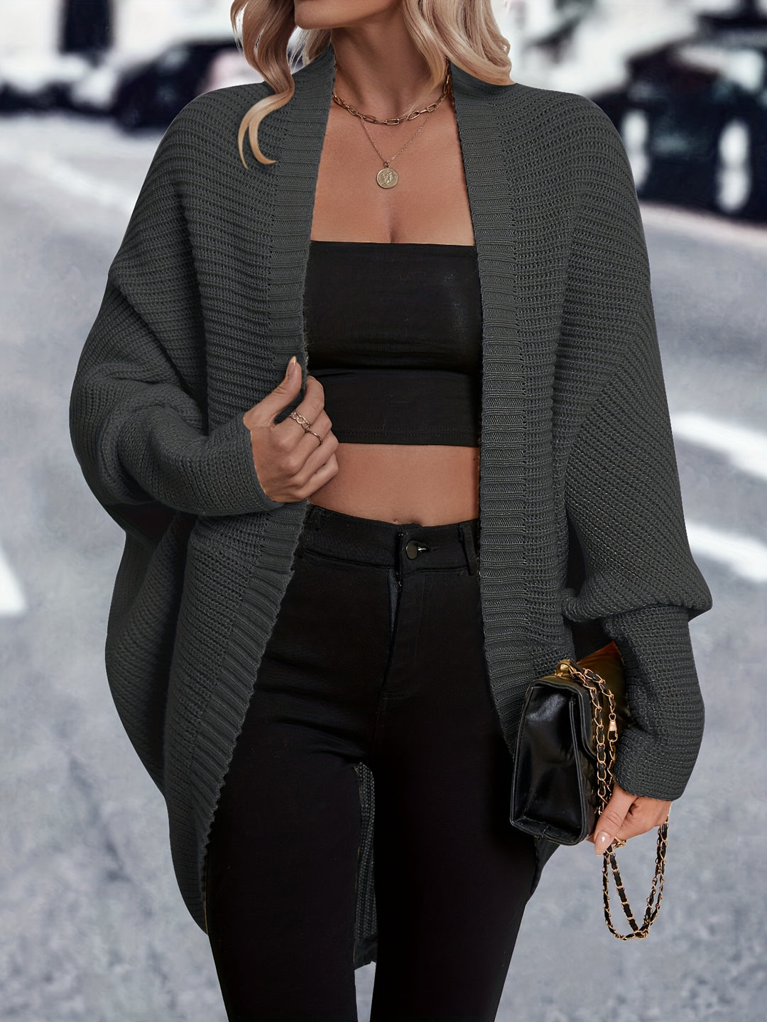 Marguerite | Christmas Cocoon Cardigan
