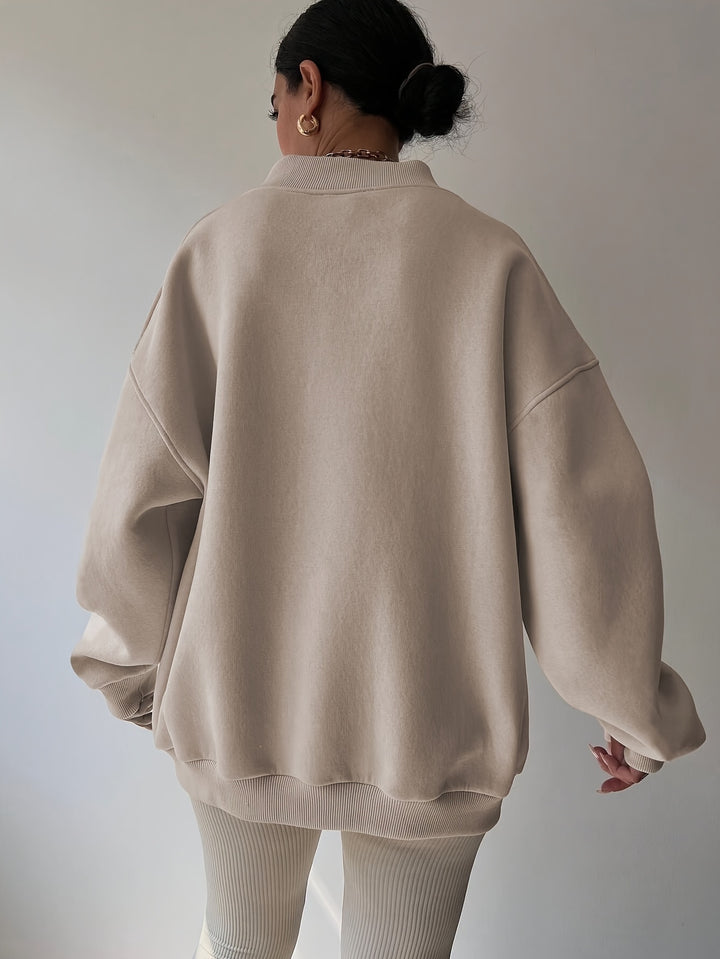 Odette | Relaxed V-Neck Sweatshirt