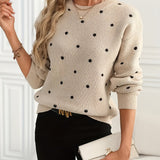 Annette | Dotted Crew-Neck Jumper