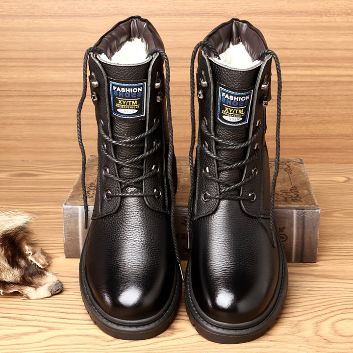 Maddox | Rugged Lace-Up Boots