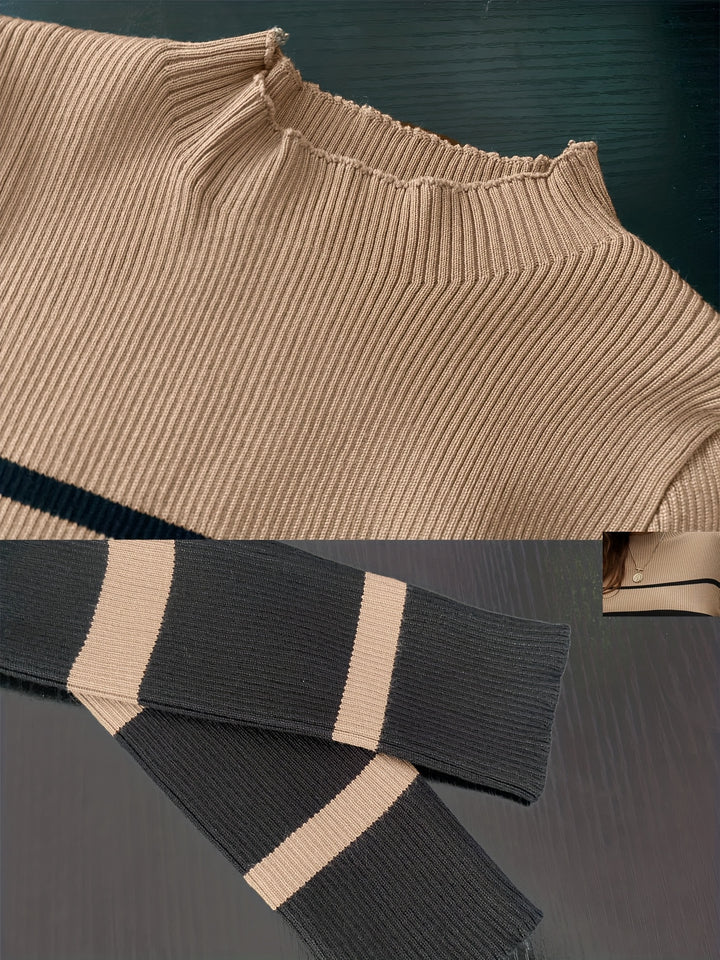 Daphne | Refined Striped Bodycon Dress