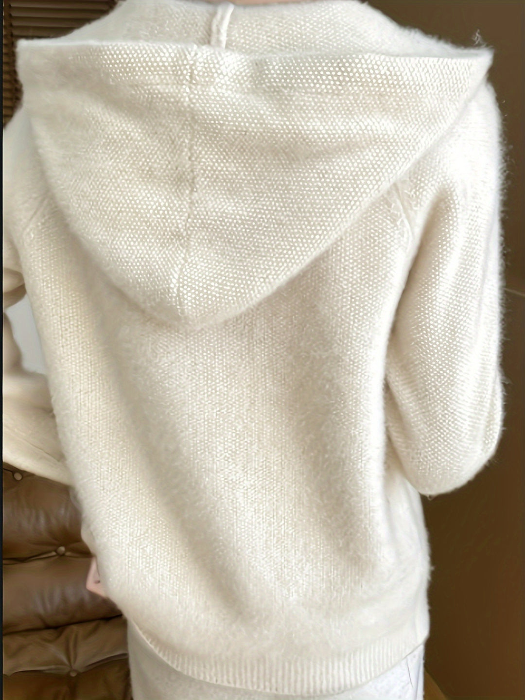 Cassidy | Cosy Hooded Zip Cardigan