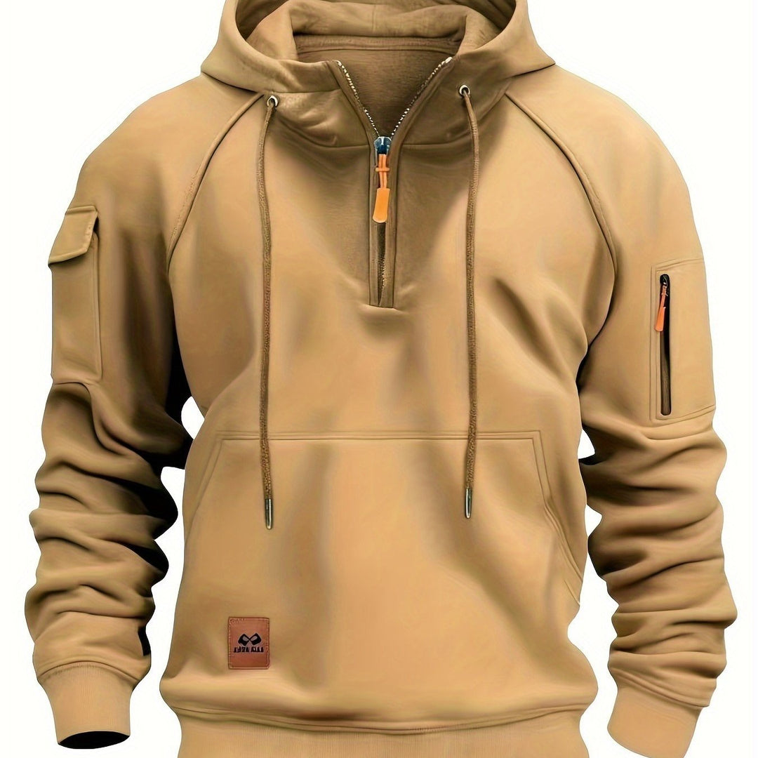 Colton | Rugged Quarter-Zip Hoodie