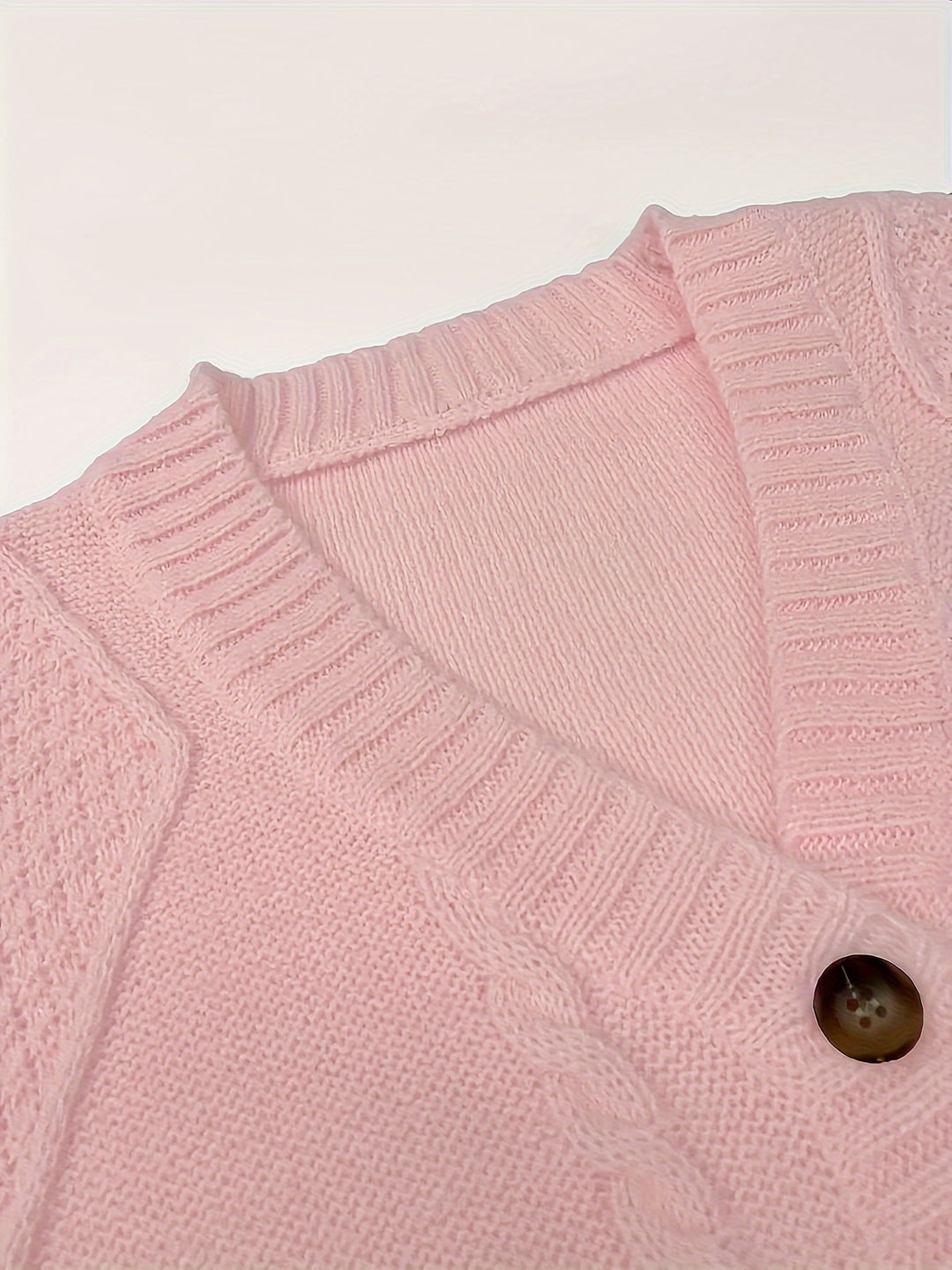 Harlow | Cable-Knit Button Cardigan