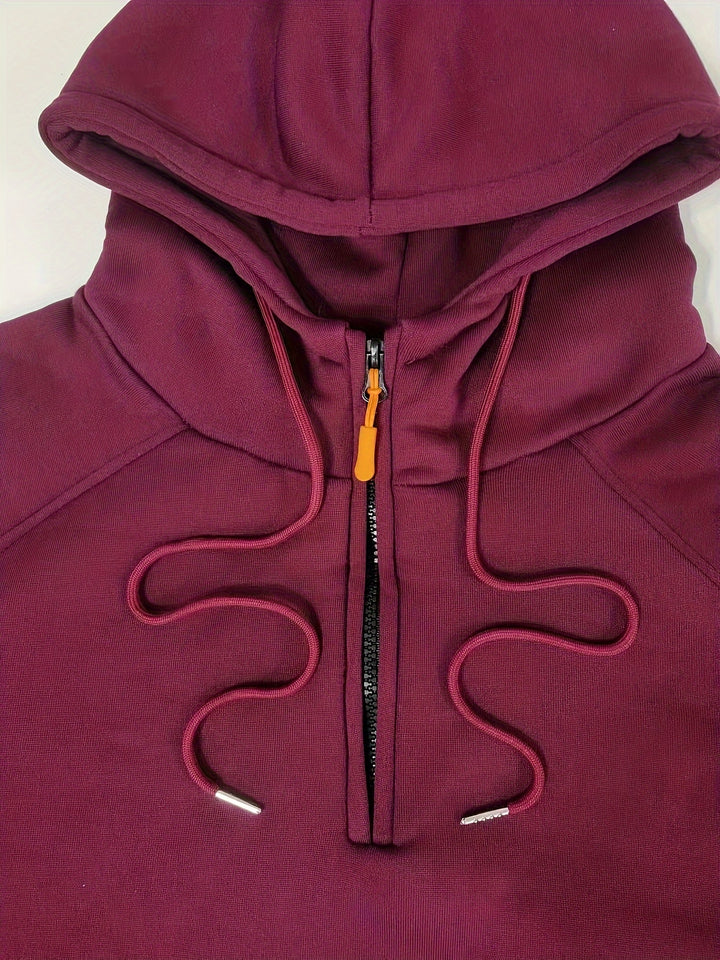 Colton | Rugged Quarter-Zip Hoodie