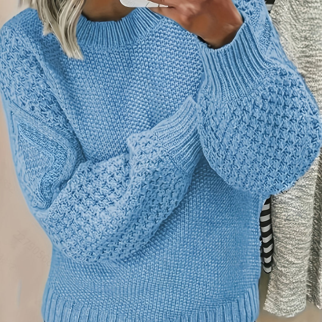 Estelle | Cosy Lantern-Sleeve Sweater