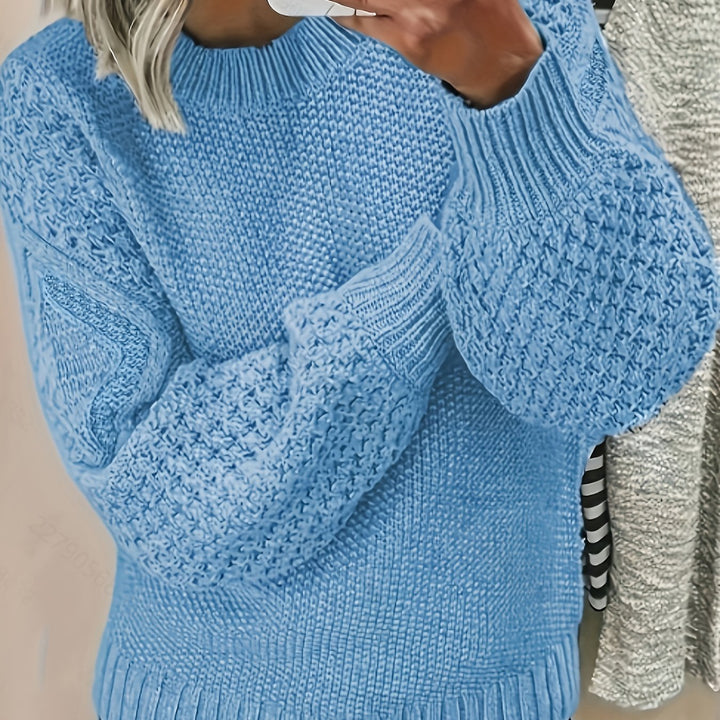 Estelle | Cosy Lantern-Sleeve Sweater