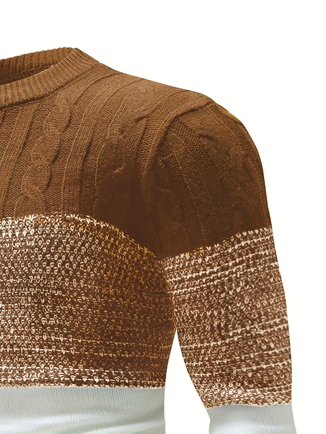Thatcher | Colour-Block Crew Neck Jumper
