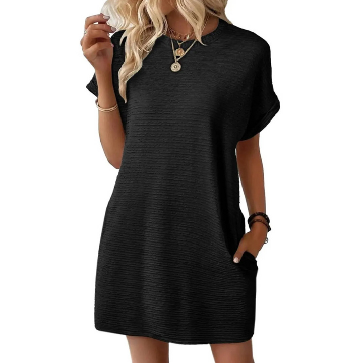 Hattie | Minimalist Round Neck Summer Dress