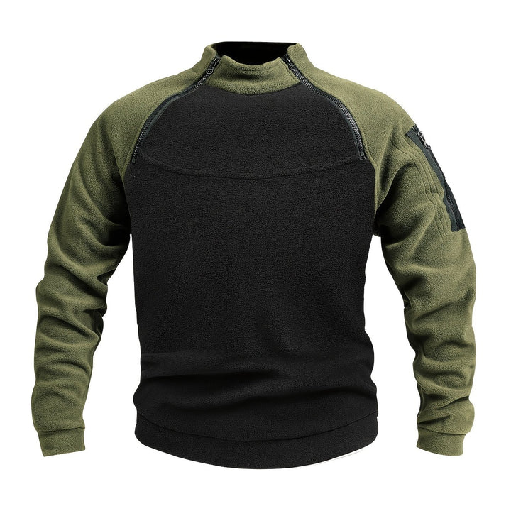 Grady | Zip-Detail Military Pullover
