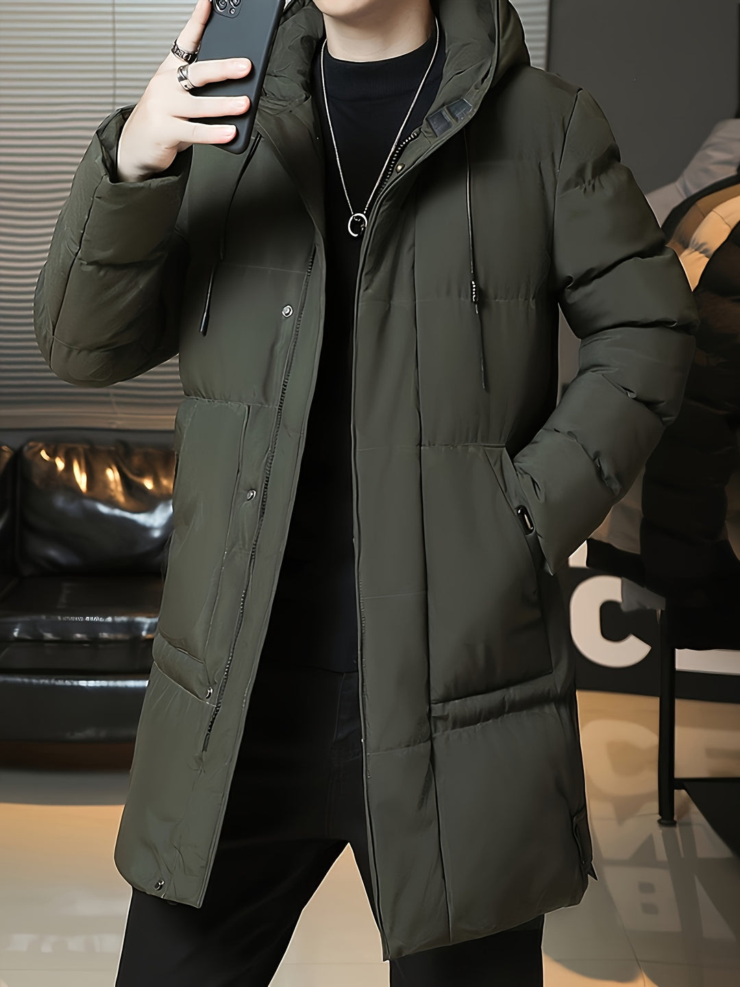 Chester | Hooded Longline Winter Coat