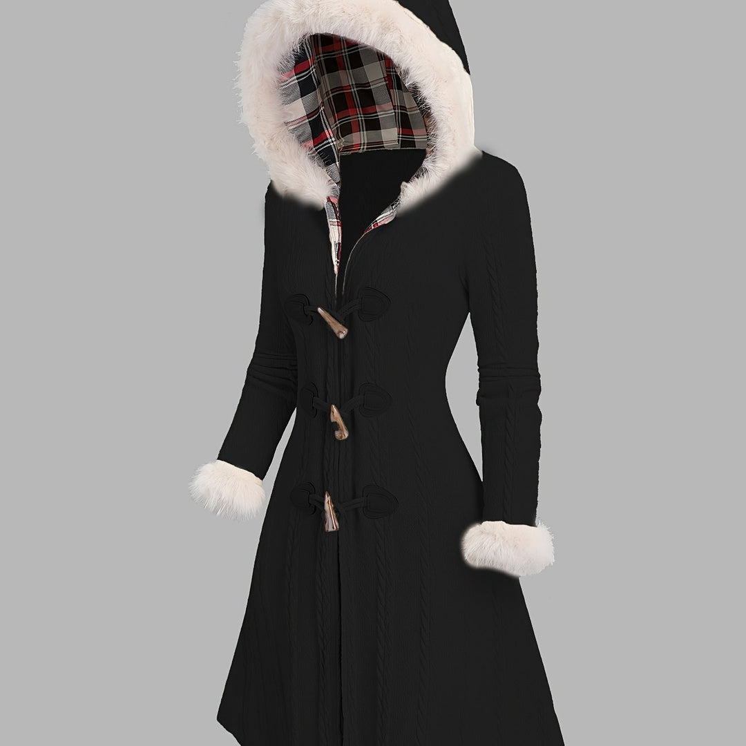 Talia | Toggle-Button Hooded Coat