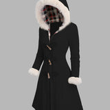 Talia | Toggle-Button Hooded Coat
