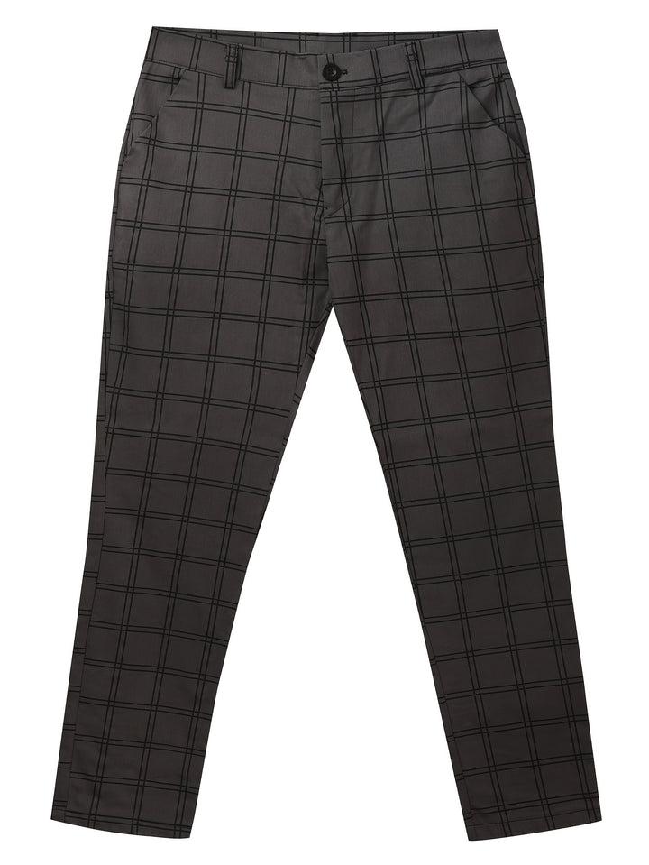 Ellison | Slim-Fit Checked Trousers