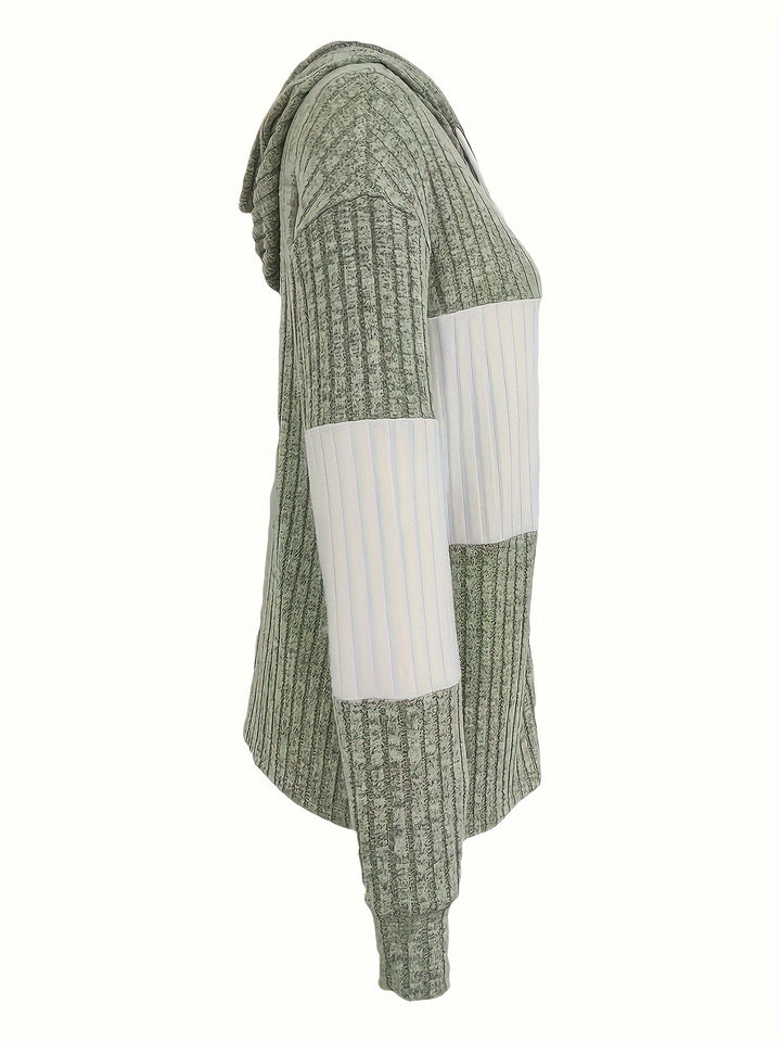 Georgiana | Ribbed Zip-Up Hoodie