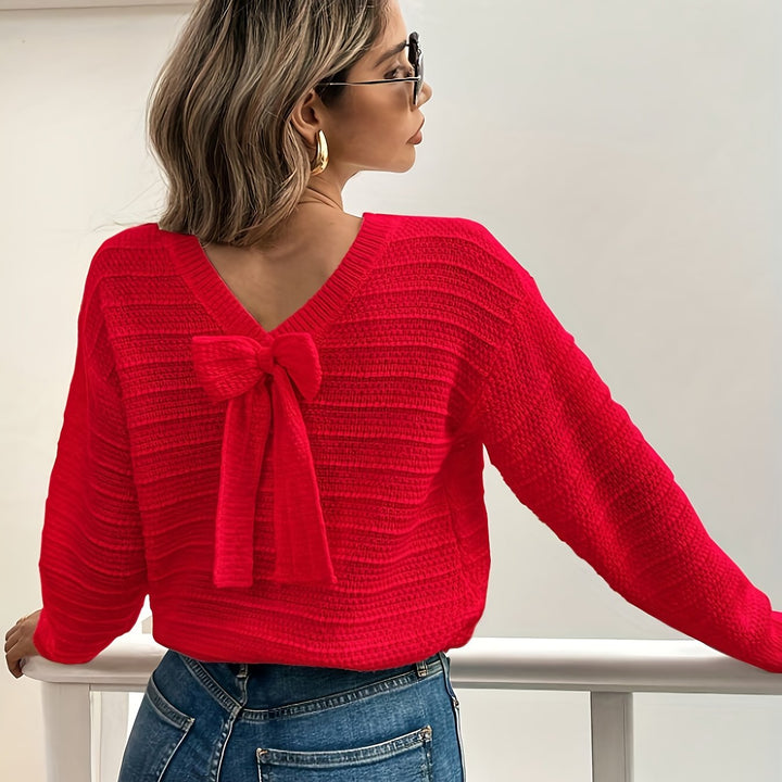 Marisol | Bow-Detail Knit Jumper