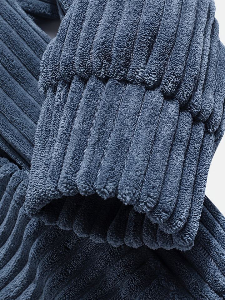 Lawrence | Ribbed Textured Hoodie