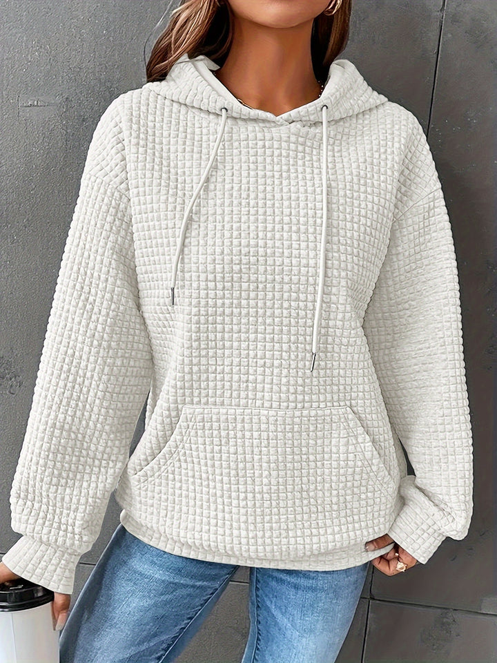 Rosaline | Textured Relaxed Hoodie