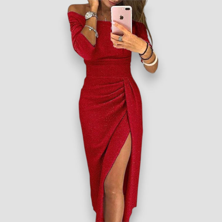Zara | Elegant Modern Off Shoulder Dress