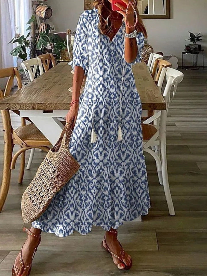 Poppy | Boho V-Neck Summer Dress