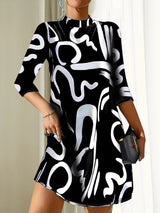 Romilly | Elegant Round Neck Dress