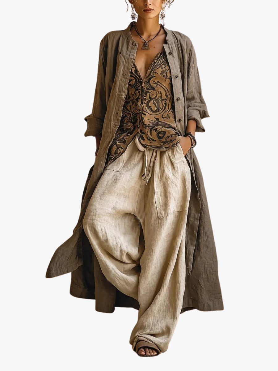 Astrid | Relaxed Three-Piece Layered Set