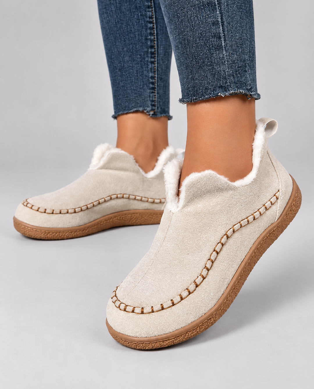 Flora | Cosy Fur-Lined Ankle Boots