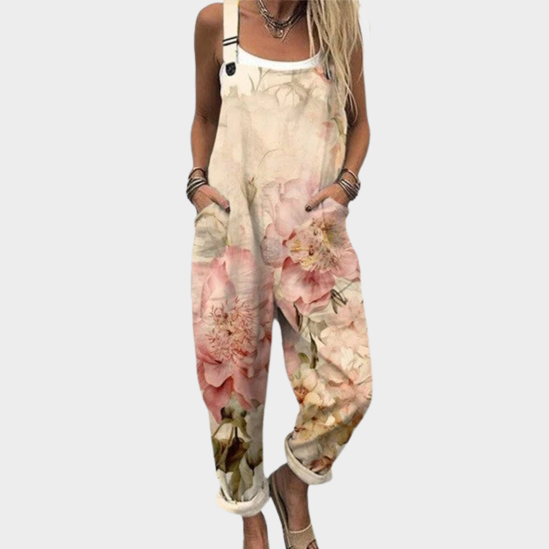 Teresa | Elegant Floral Print Jumpsuit