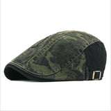 Graham | Vintage Camo Flat Cap