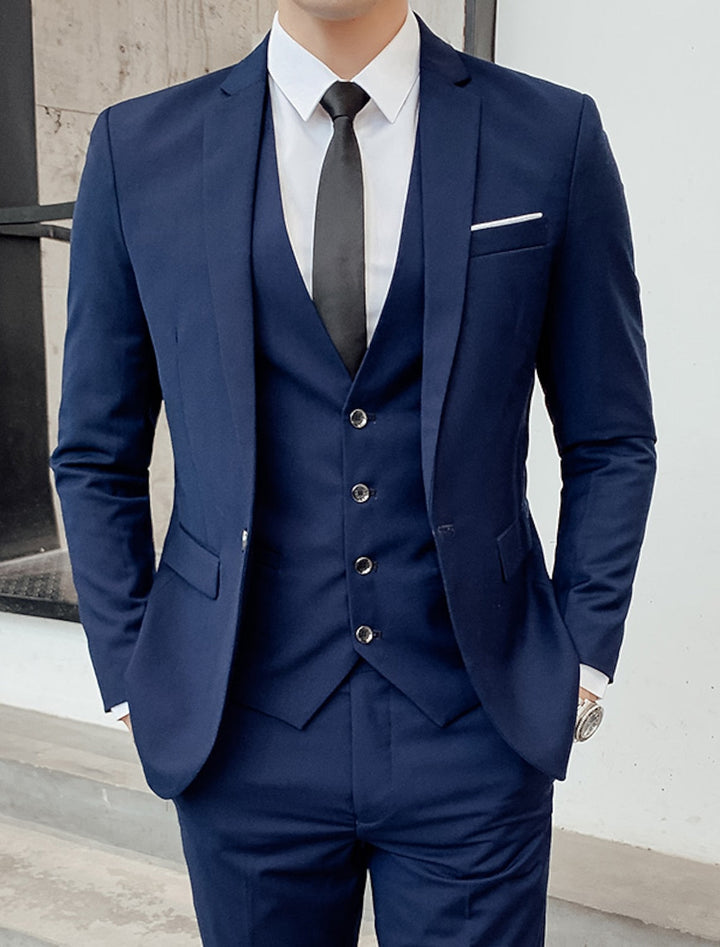 Kane | Single Breasted Two-buttons 3 Pieces Suit