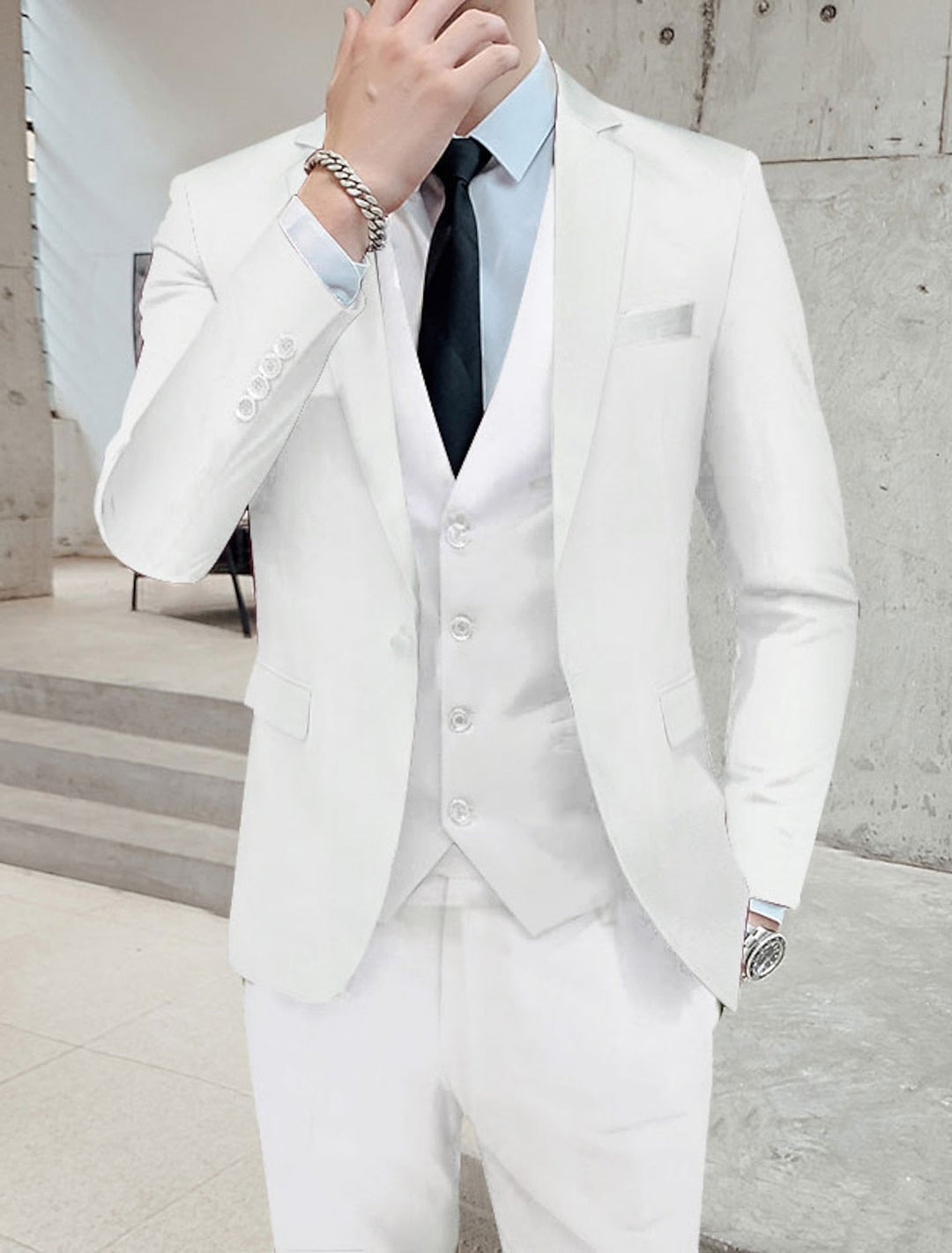 Kane | Single Breasted Two-buttons 3 Pieces Suit