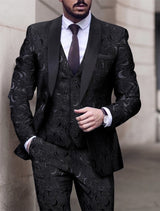 Lewis | Stylish Tailored Single Breasted 3 Pieces Suit