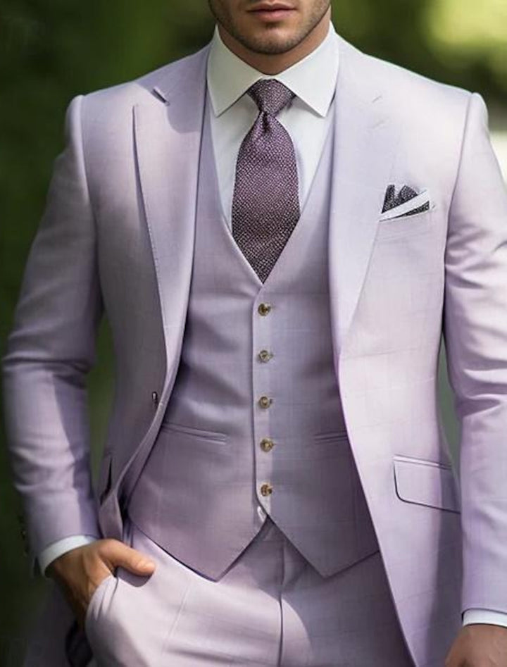 Tommy | Casual Single Breasted One-Button 3 Pieces Suit
