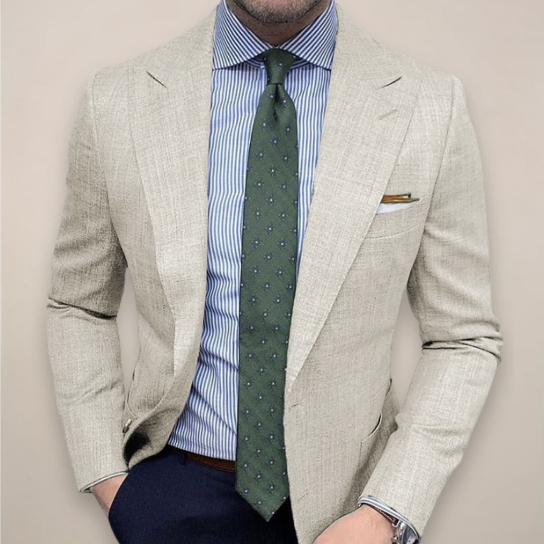 Harrison | Classic Textured Slim-Fit Blazer