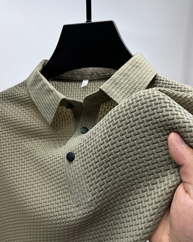 Hadrian | Stylish Button-Up Polo Shirt