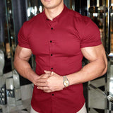 Gideon | Slim Fit Short Sleeve Shirt