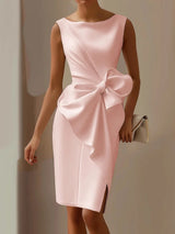 Quinn | Stylish Sleeveless Ribbon Waist Dress