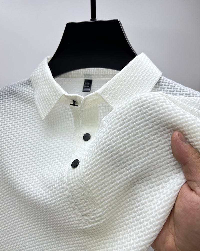Hadrian | Stylish Button-Up Polo Shirt
