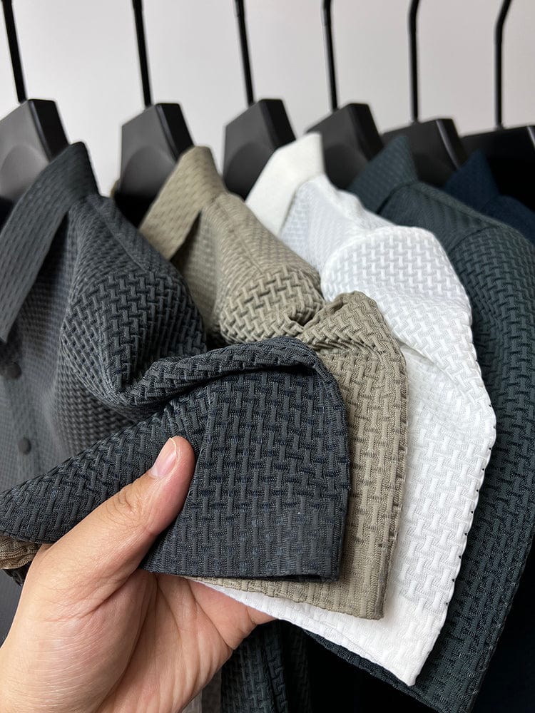 Hadrian | Stylish Button-Up Polo Shirt