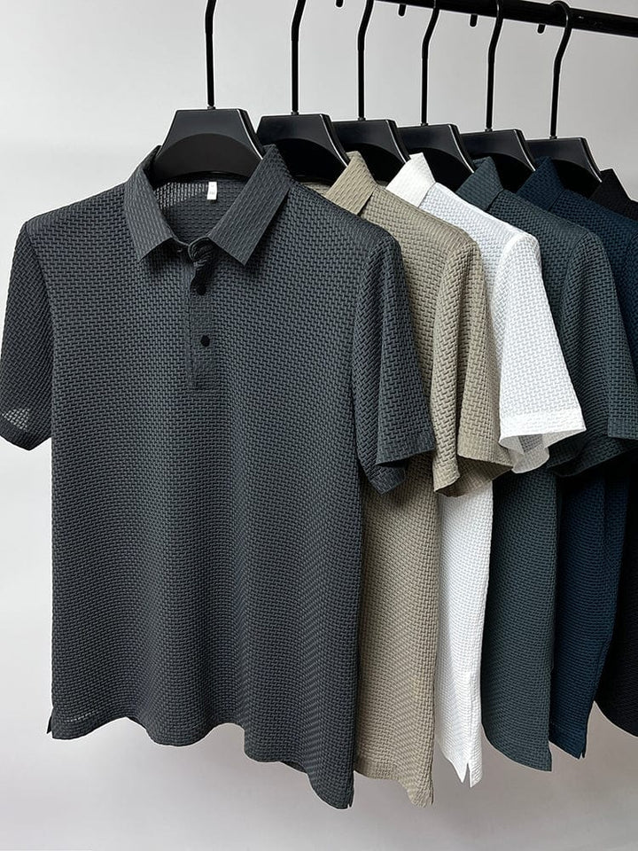 Hadrian | Stylish Button-Up Polo Shirt