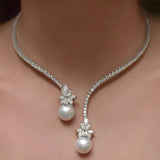 Aveline | Luminous Pearl-Drop Necklace
