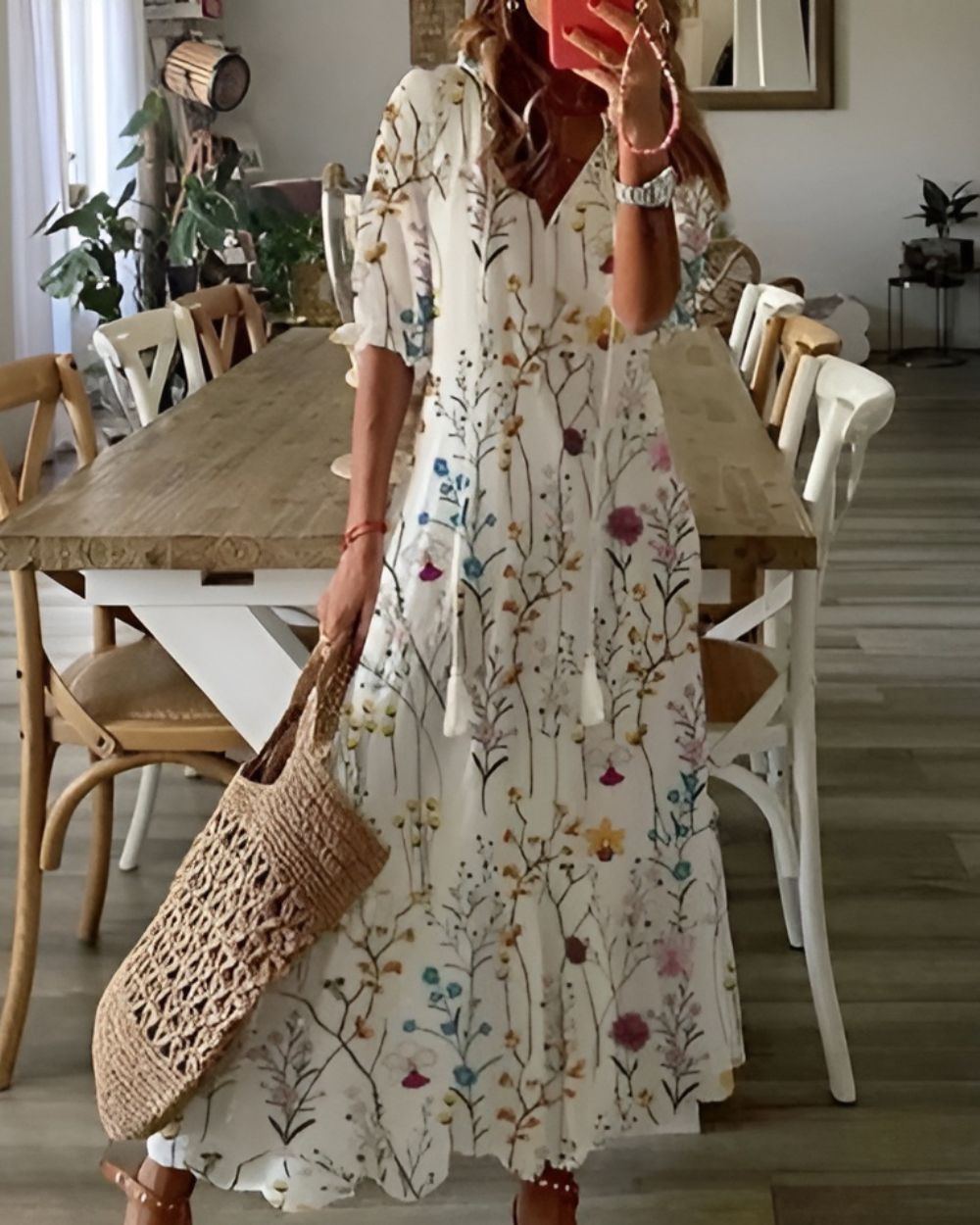 Rosamund | Flowing Boho Maxi Dress