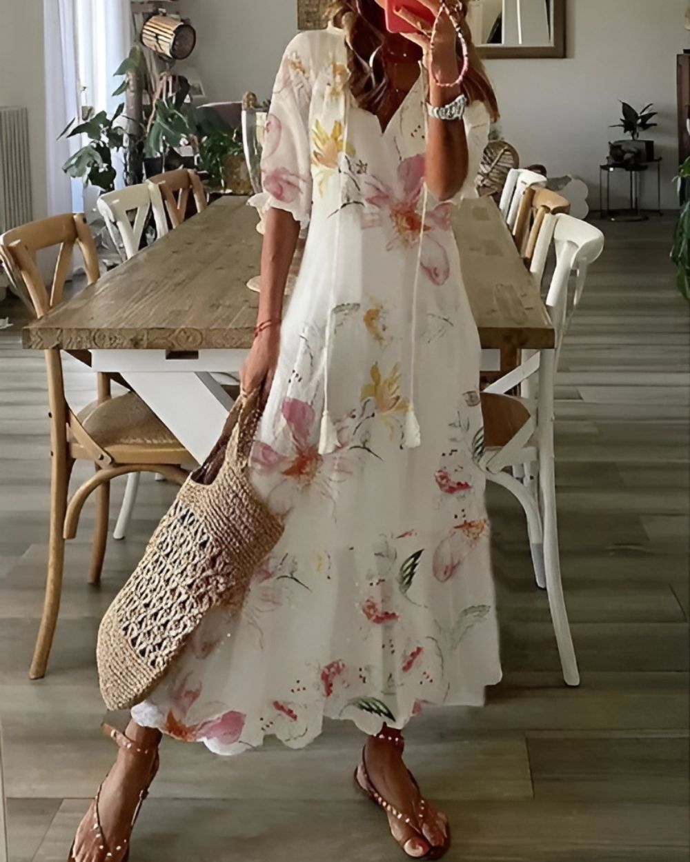 Rosamund | Flowing Boho Maxi Dress