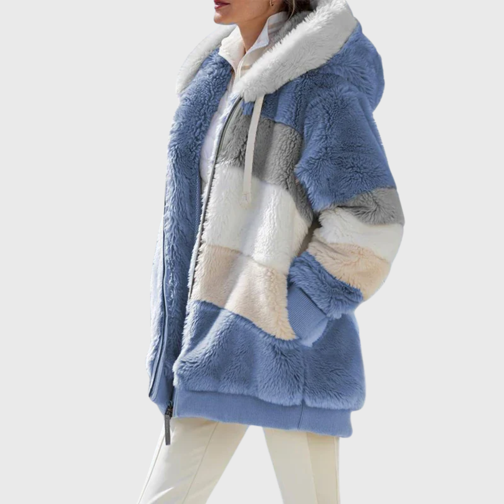 Darcey | Elegant Multicolor Warm Puffer jacket