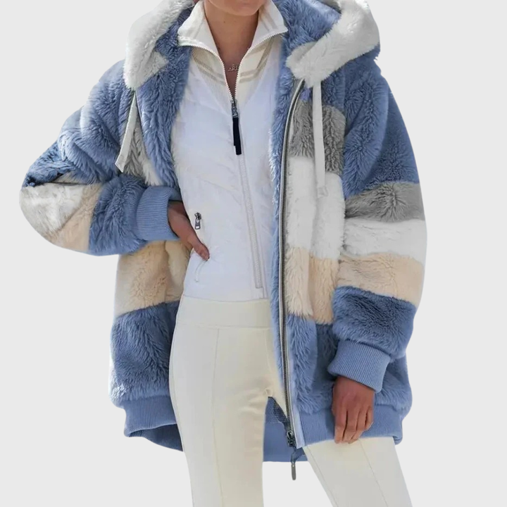 Darcey | Elegant Multicolor Warm Puffer jacket