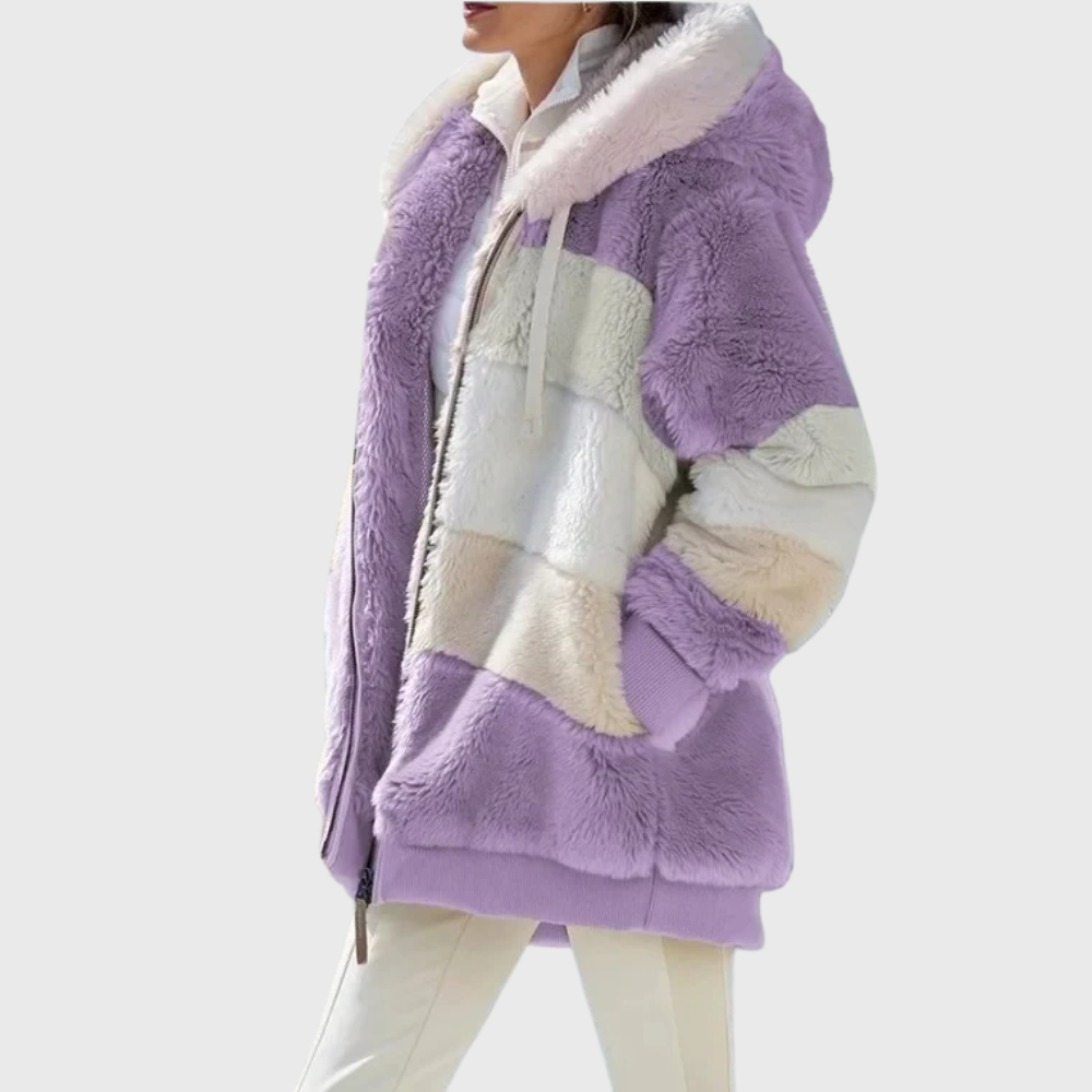Darcey | Elegant Multicolor Warm Puffer jacket