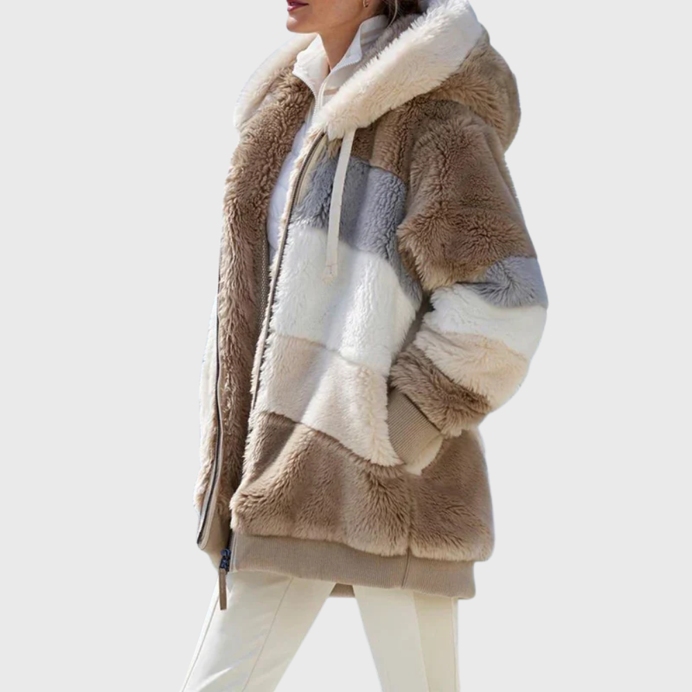 Darcey | Elegant Multicolor Warm Puffer jacket