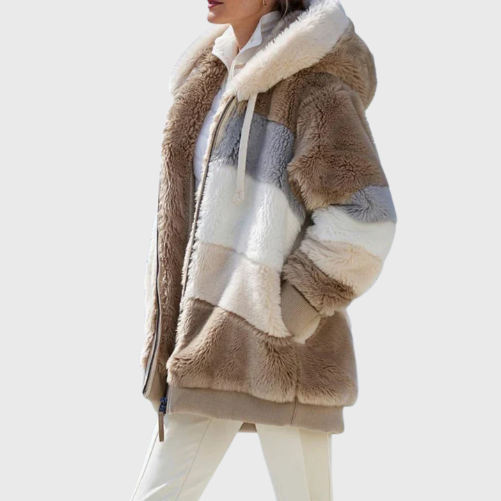 Darcey | Elegant Multicolor Warm Puffer jacket